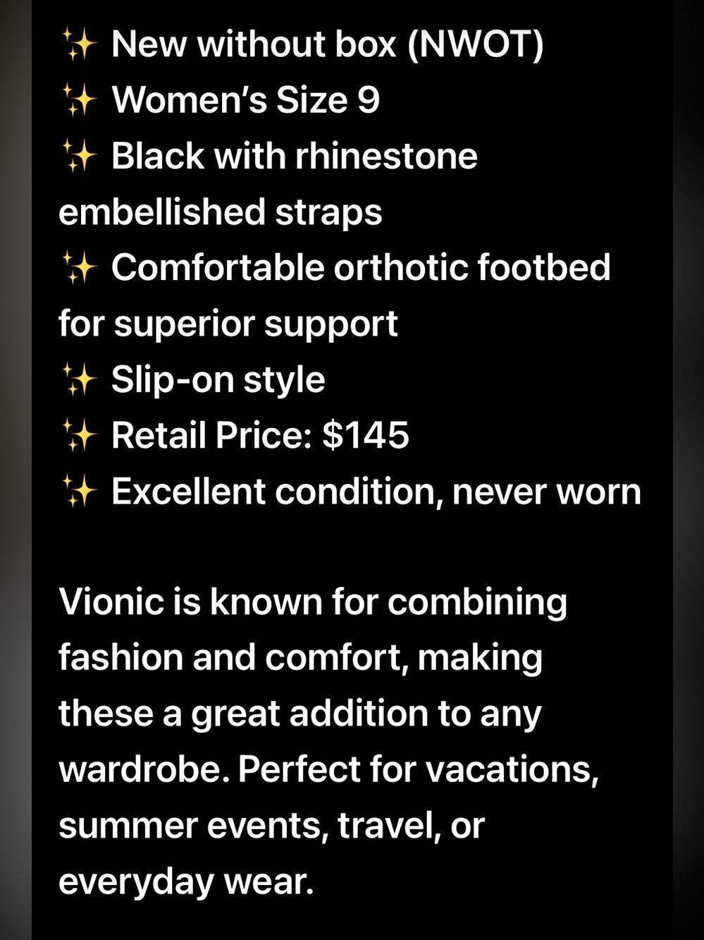 Vionic Prism Rhinestone Strappy Sandals - Picture 7 of 7